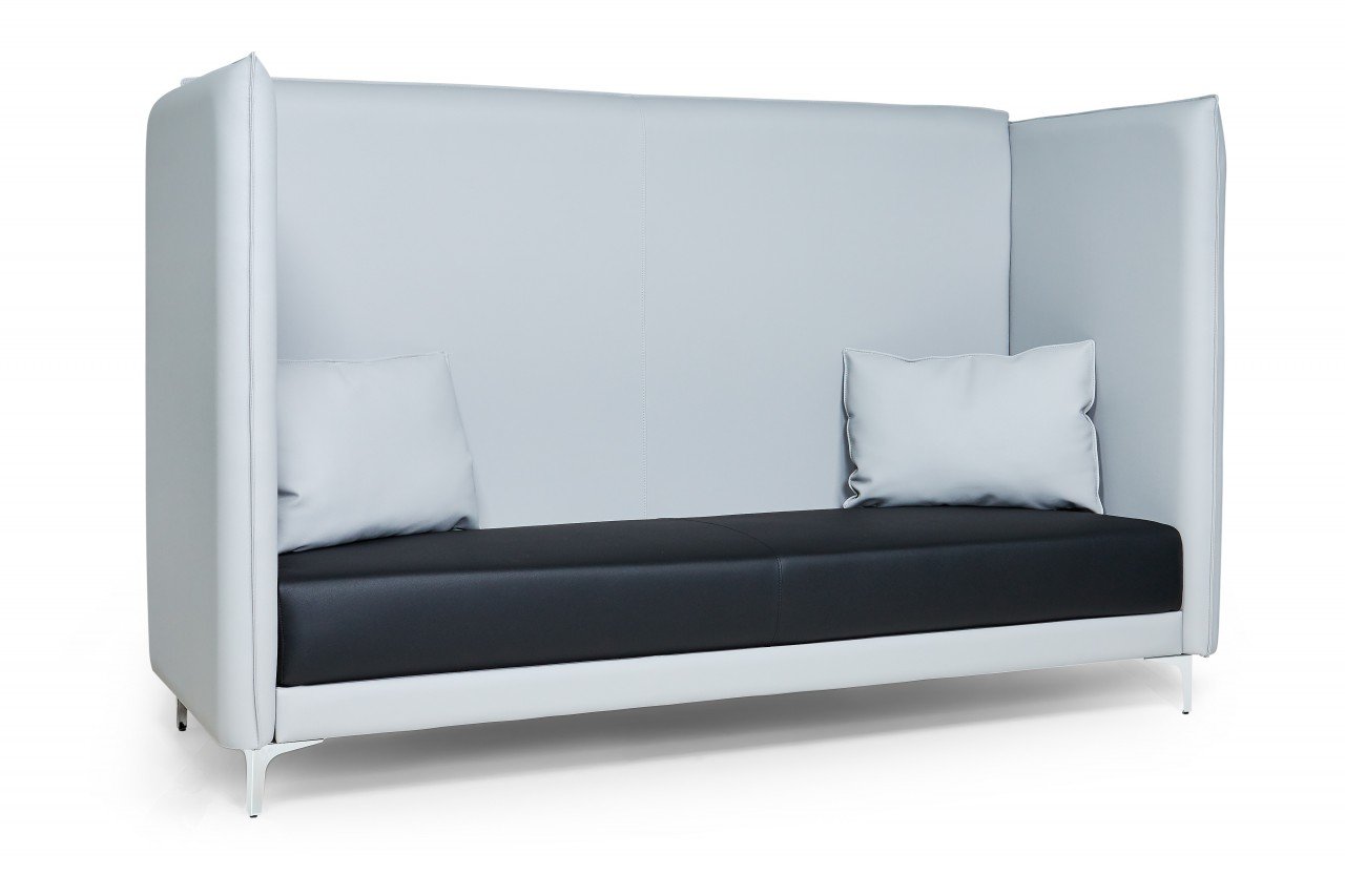 3-местный офисный диван Графит - вид 5